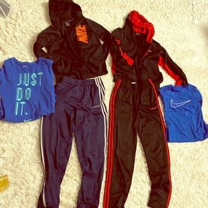 2 NIKE, Addias big boy outfit in good condition.